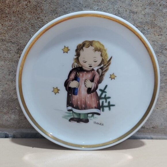 Schmid Berta Starlight Angel Hummel Museum Miniature Plate Collection 1978 - Picture 4 of 9